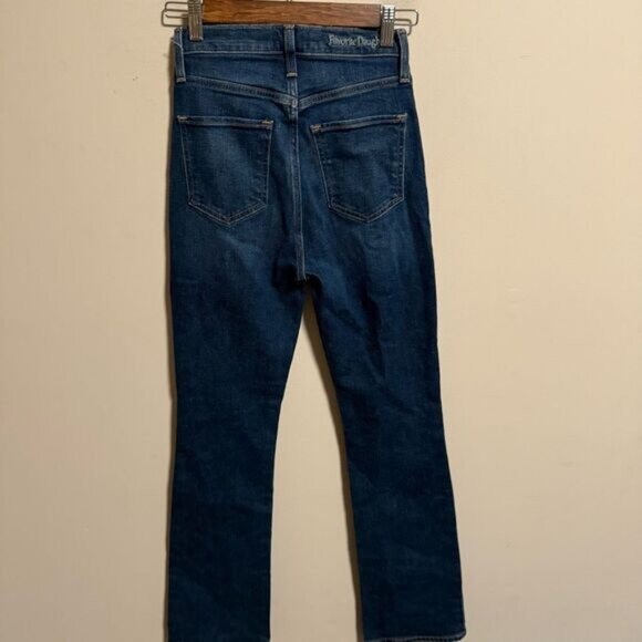 Favorite Daughter The Valentina Shortie Bootcut Jeans in Woodside- Size 24 - Picture 4 of 8